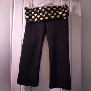 VS PINK vintage bling cropped leggings-small NWT